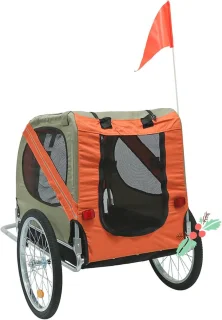 Fietskar en transportwagen