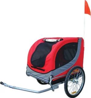 Fietskar Runner 2 rood/grijs 40 kg