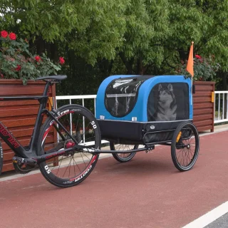 Wat vinden we goed aan de Fietskar voor honden — aanhanger en jogger