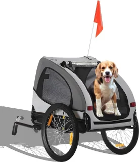 Veilig en comfortabel samen op pad: fietskar voor honden