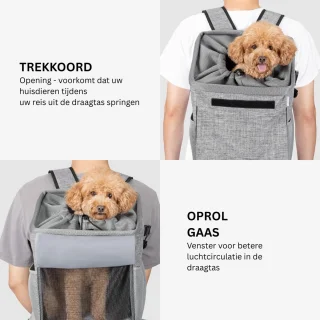 Fietsman Hondenfietsmand voor Elektrische Fiets Kleine Hond