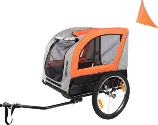 Flamingo Fietskar Jolene Grijs/Oranje