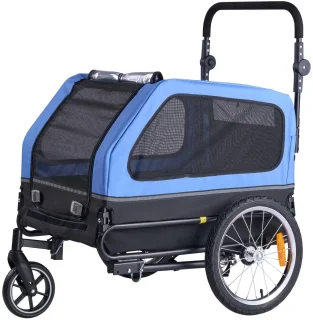 De HOB Hondenfietskar Buggy in één oogopslag