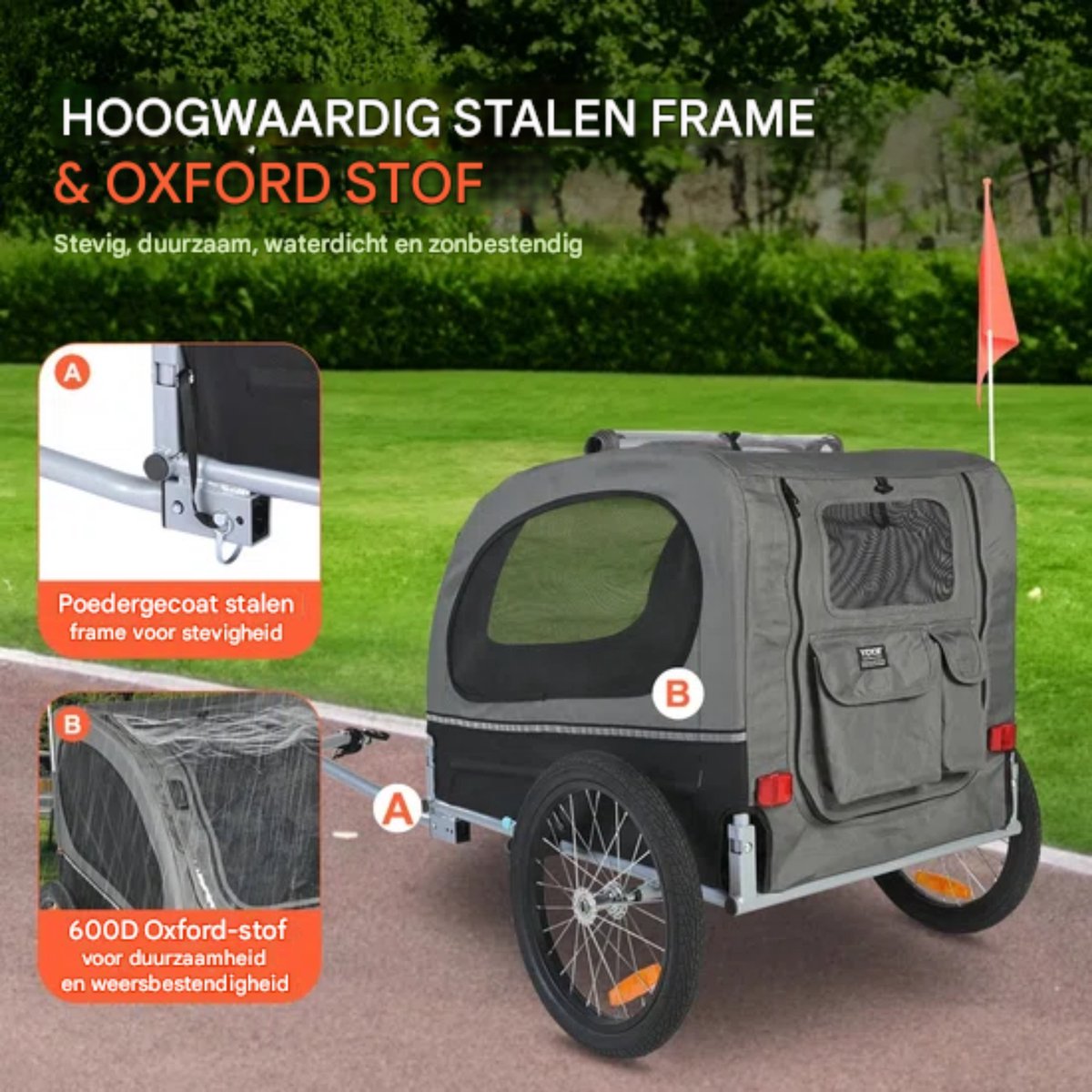 Honden Fietskar 40KG