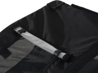 Honden Fietskar Wit/Zwart L130xB73xH90 cm