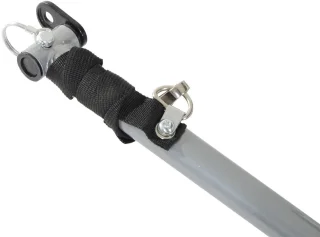 Honden Fietskar Wit/Zwart L130xB73xH90 cm