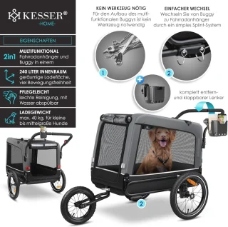 Wat vinden we goed aan de Hondenaanhanger - Buggy & Fietsaanhanger