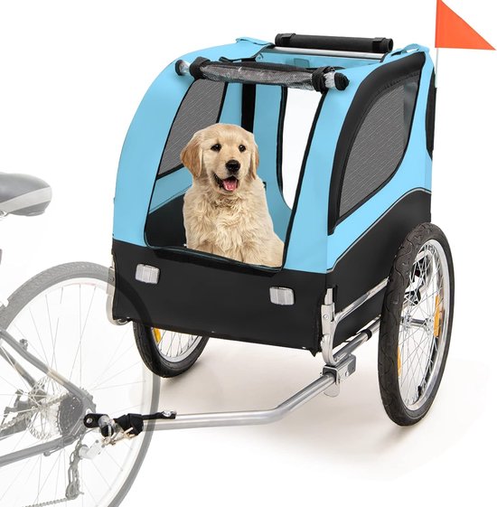 Hondenaanhanger Fiets 40 kg Inklapbaar Voor Kleine en Middelgrote Honden review
