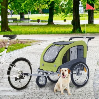 Hondenaanhanger Fietskar Jogging Universeel 155x83x108 cm