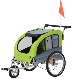 Hondenaanhanger Fietskar Jogging Universeel 155x83x108 cm