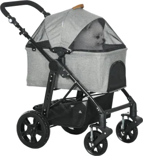 Hondenbuggy 2-in-1 Draagtas en Hondenkar