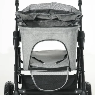 Hondenbuggy 2-in-1 Draagtas en Hondenkar