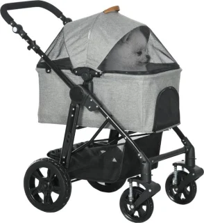 Hondenbuggy 2-in-1 Draagtas en Hondenkar