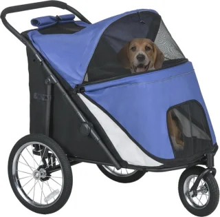 Hondenbuggy voor middelgrote en grote honden