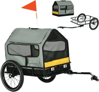 Hondenfietsaanhanger 3-in-1 – voor kleine honden tot 10 kg