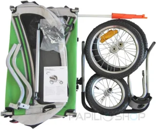 Hondenfietsaanhanger Camouflage