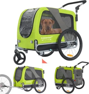 Hondenfietskar 2-in-1 voor grote honden review