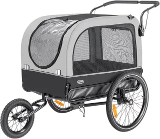 De Hondenfietskar Fietsaanhanger en Jogger in één oogopslag