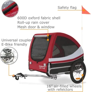Hondenfietskar Fietsaanhanger