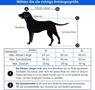 Hondenfietskar - Fietsaanhanger voor honden tot 35 kg