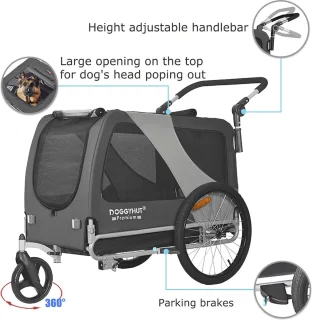 Hondenfietskar & Jogger XL