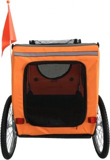 Wat vinden we goed aan de Hondenfietskar Large Oranje/Grijs
