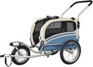 Wat vinden we goed aan de Hondenfietskar Medium Blauw