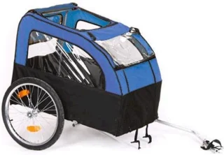 Hondenfietskar Pt-6 zwart/donkerblauw