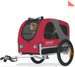 De Hondenfietskar voor middelgrote en kleine honden in één oogopslag