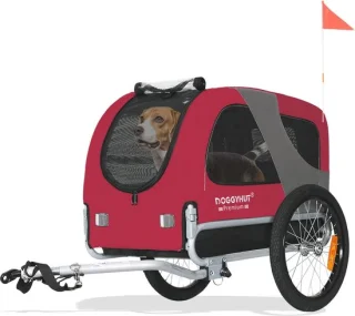 Stevige, compacte hondenfietskar voor kleine en middelgrote honden