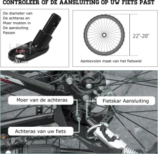 Hondenfietskar XL Opvouwbaar voor eBike en Fiets