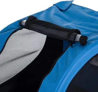 Hondentrailer Fietskar L78xB73xH94 cm Blauw/Zwart
