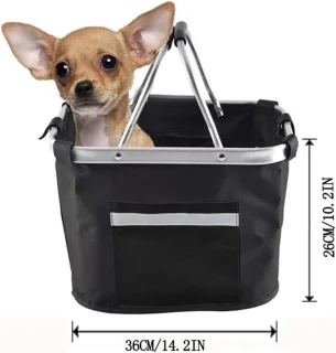 JMZR® Fietsman Hondenfietsmand Kleine Hond