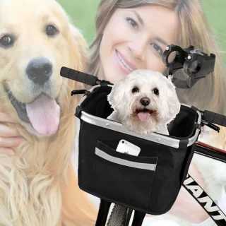 JMZR® Fietsman Hondenfietsmand Kleine Hond