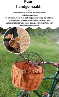 JMZR Hondenfietsmand voor Elektrische Fiets Fietsman Kleine Hond