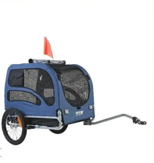 KBK® Hondentrailer (Fietskar) - Blauw