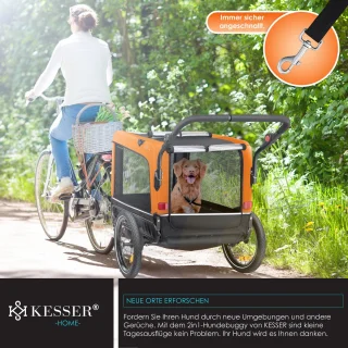 KESSER Hondenfietskar 3in1 40 kg