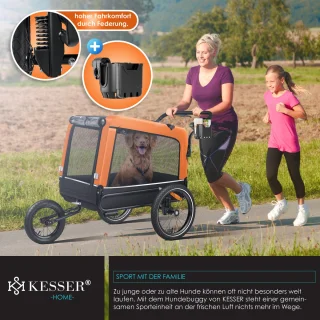 KESSER Hondenfietskar 3in1 40 kg