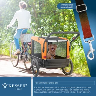 KESSER Hondenfietskar 3in1 40 kg