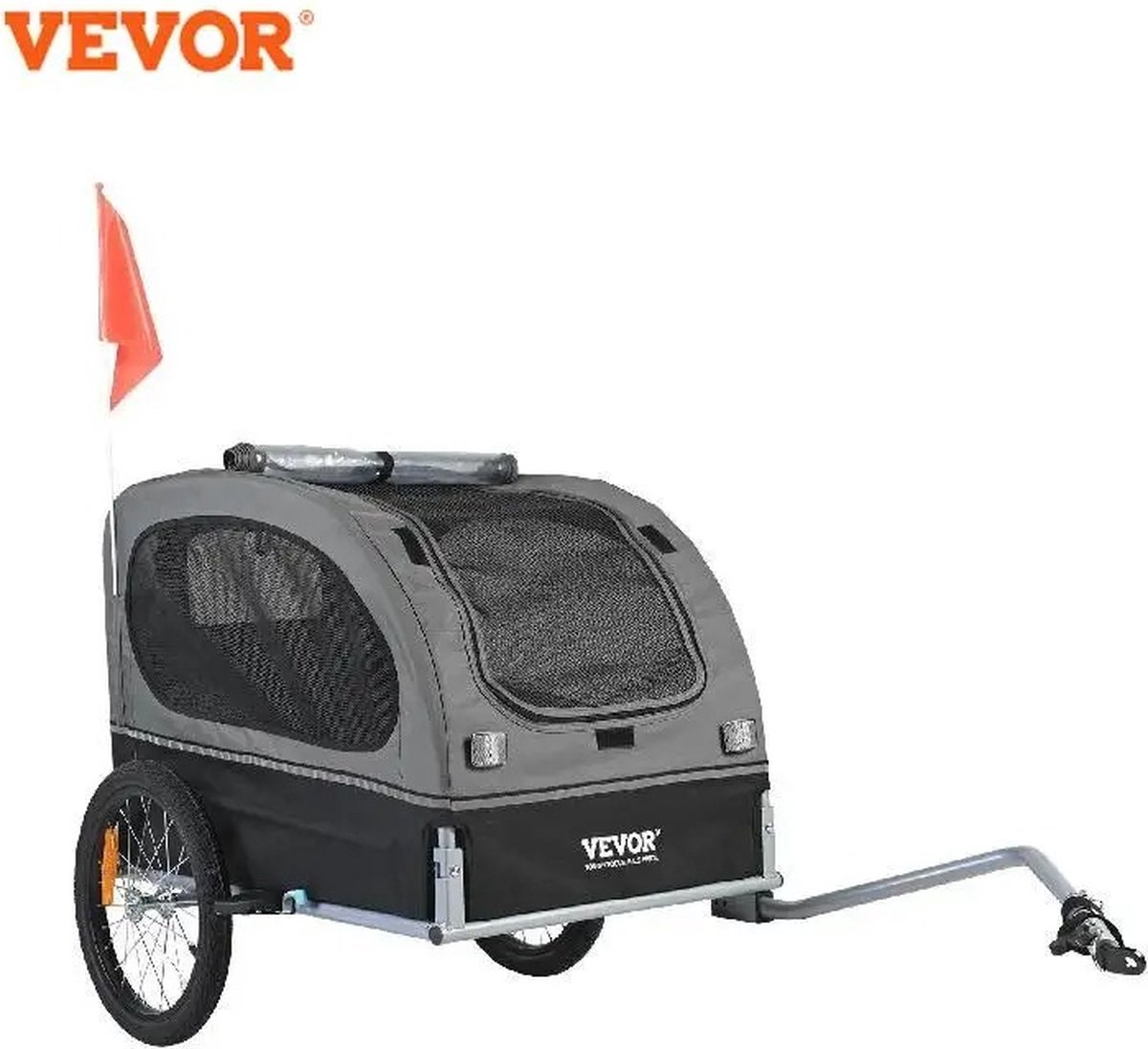 De Kibus Hondenfietskar 40kg Fietskar 22-28inch in één oogopslag