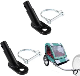 De Koppelstuk voor fietsaanhanger - Adapter (2 stuks) - Zwart in één oogopslag