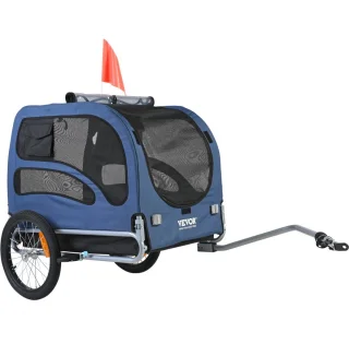 Mila Shop Hondenfietskar 2-in-1 Opvouwbaar 22-28 inch 45kg