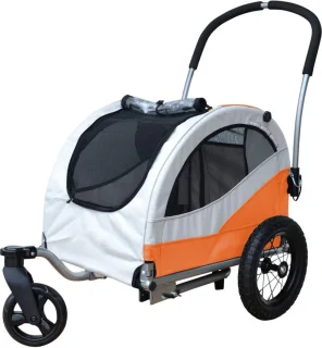 MKSS® Fietskar Bagage Wit Oranje