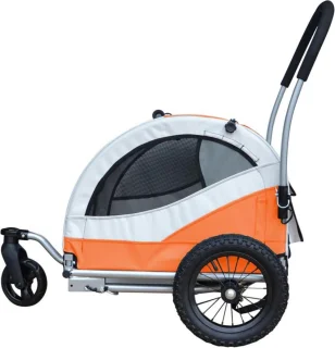 MKSS® Fietskar Bagage Wit Oranje
