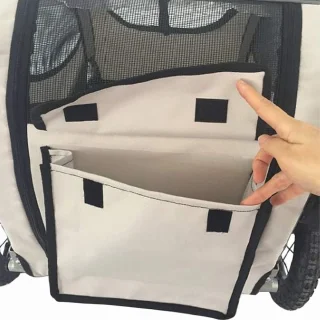 MKSS® Fietskar Bagage Wit Oranje