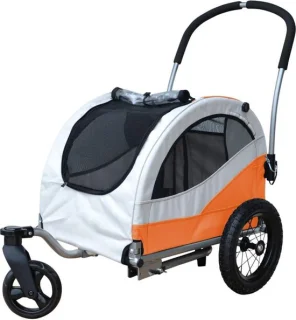 MKSS® Fietskar Bagage Wit Oranje