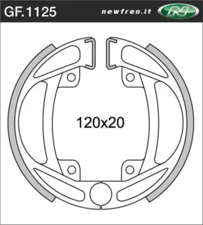 Newfren GF1125 Remsegmentset Kreidler 120mm