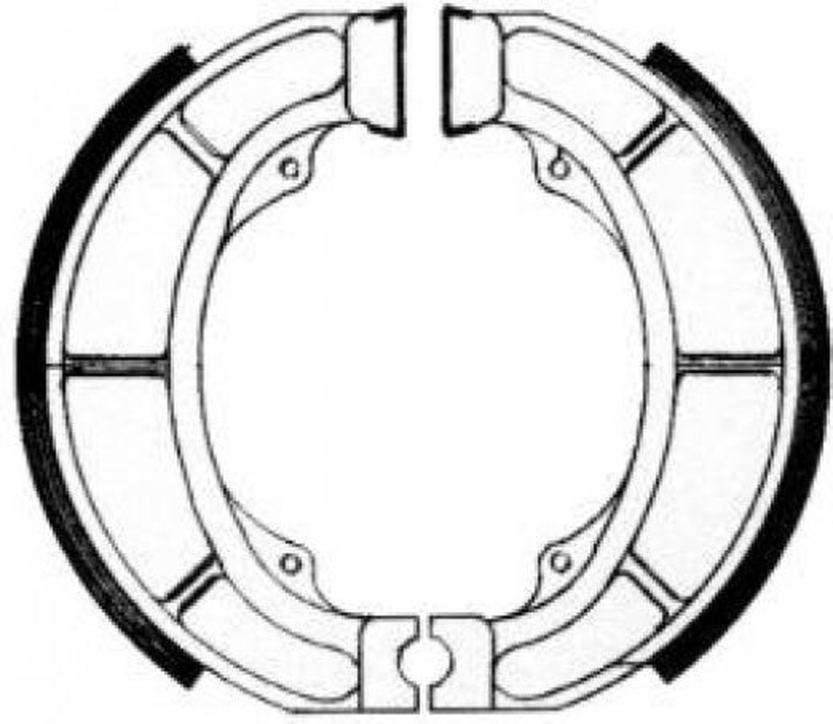Wat vinden we goed aan de Newfren GF1233 Remsegmentset Suzuki CP50 Derby Vamos