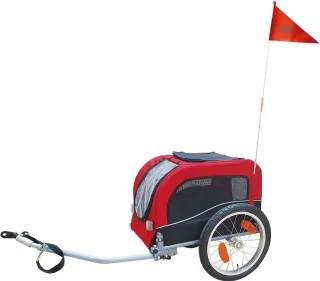 Nobby Senlima Hondenfietskar Rood/Zwart 15 kg
