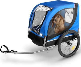 Opvouwbare fietskar voor honden